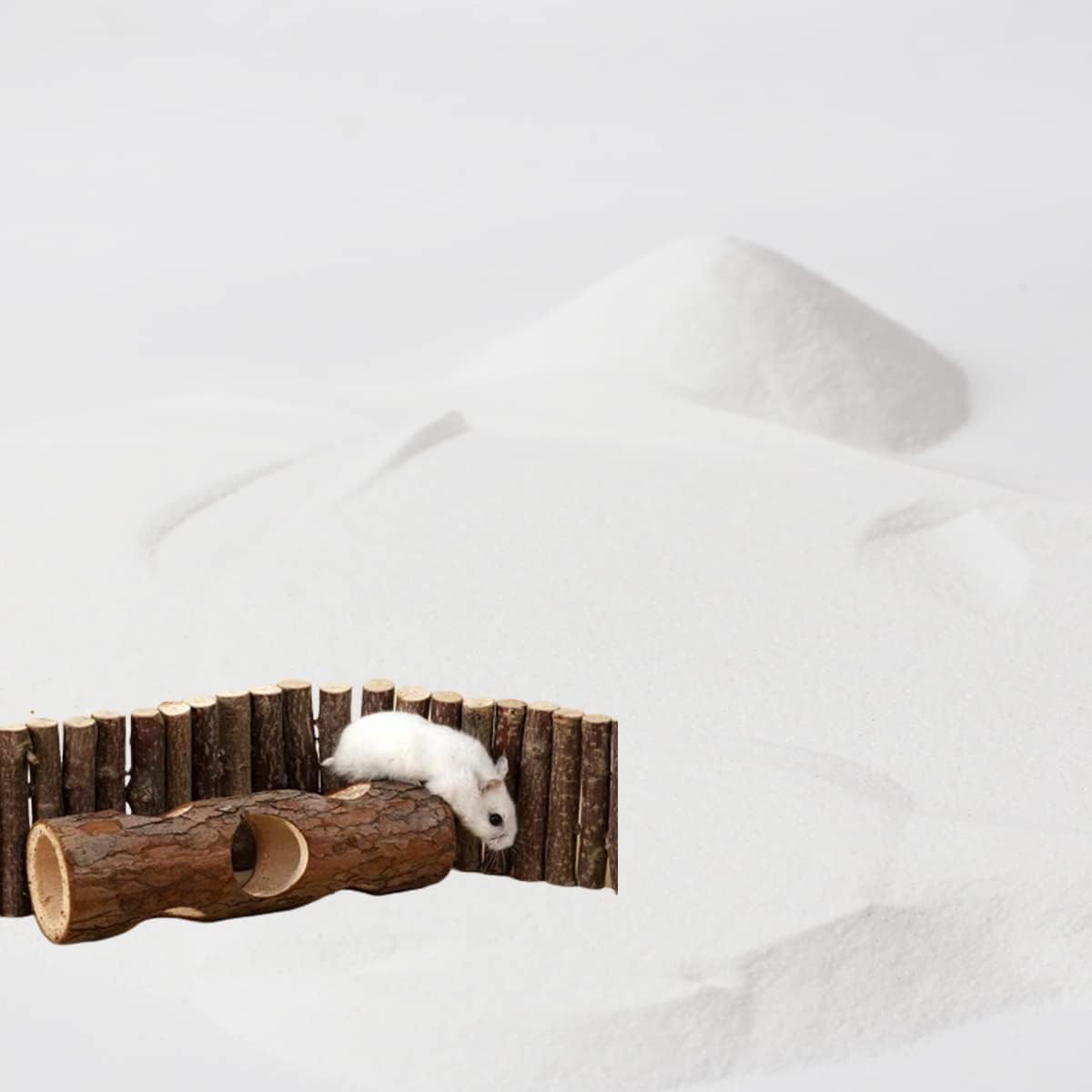 Hamster Bath Sand, 3lb Dust Free Desert Sand or Potty Litter Sand for Hamster Chinchillas Gerbil Syrian Mice Small Animals