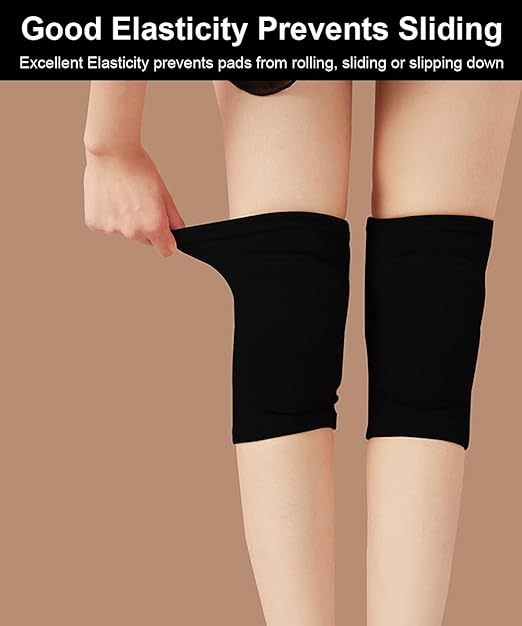Knee Pads for Women Men, Dance Knee Pads Wrestling Knee Pads Basketball Knee Pads Volleyball Knee Pads for Women, Knee Protector Soft Knee Pads for Work (Pink, Medium)