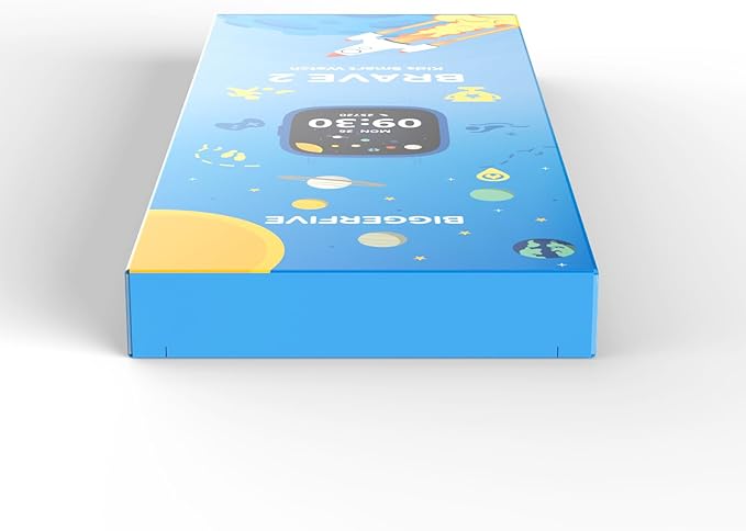 BIGGERFIVE Smart Watch for Kids, 1.8" Fitness Tracker Watch Pedometer, Heart Rate, IP68 Waterproof, Sleep Monitor, Calorie Step Counter, 5 Puzzle Games with/Without APP for Girls Boys Teens 5-16