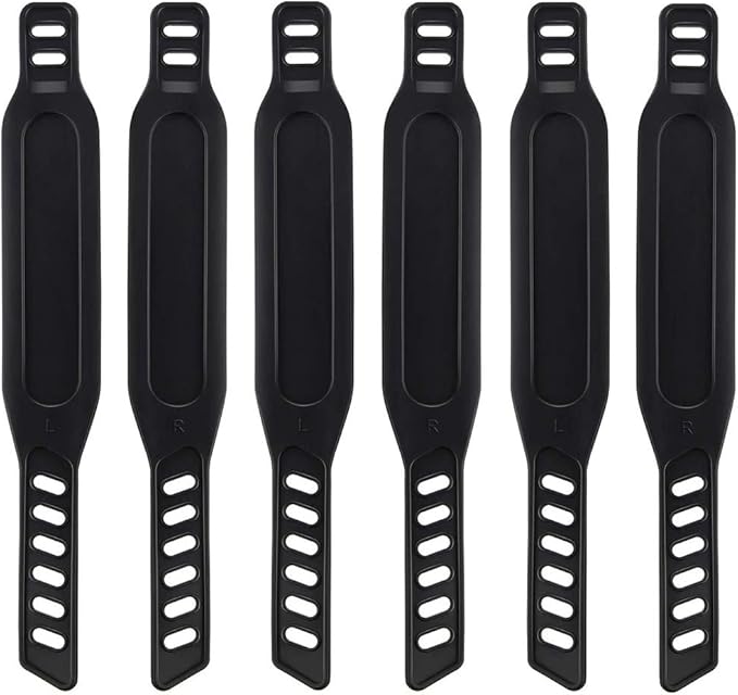 Exercise Bike Pedal Straps, Heavy Duty Adjustable Length Universal Pedal Strap Fits Most Bike Pedals Exercise Bike Bicycle Cycle for Home or Gym