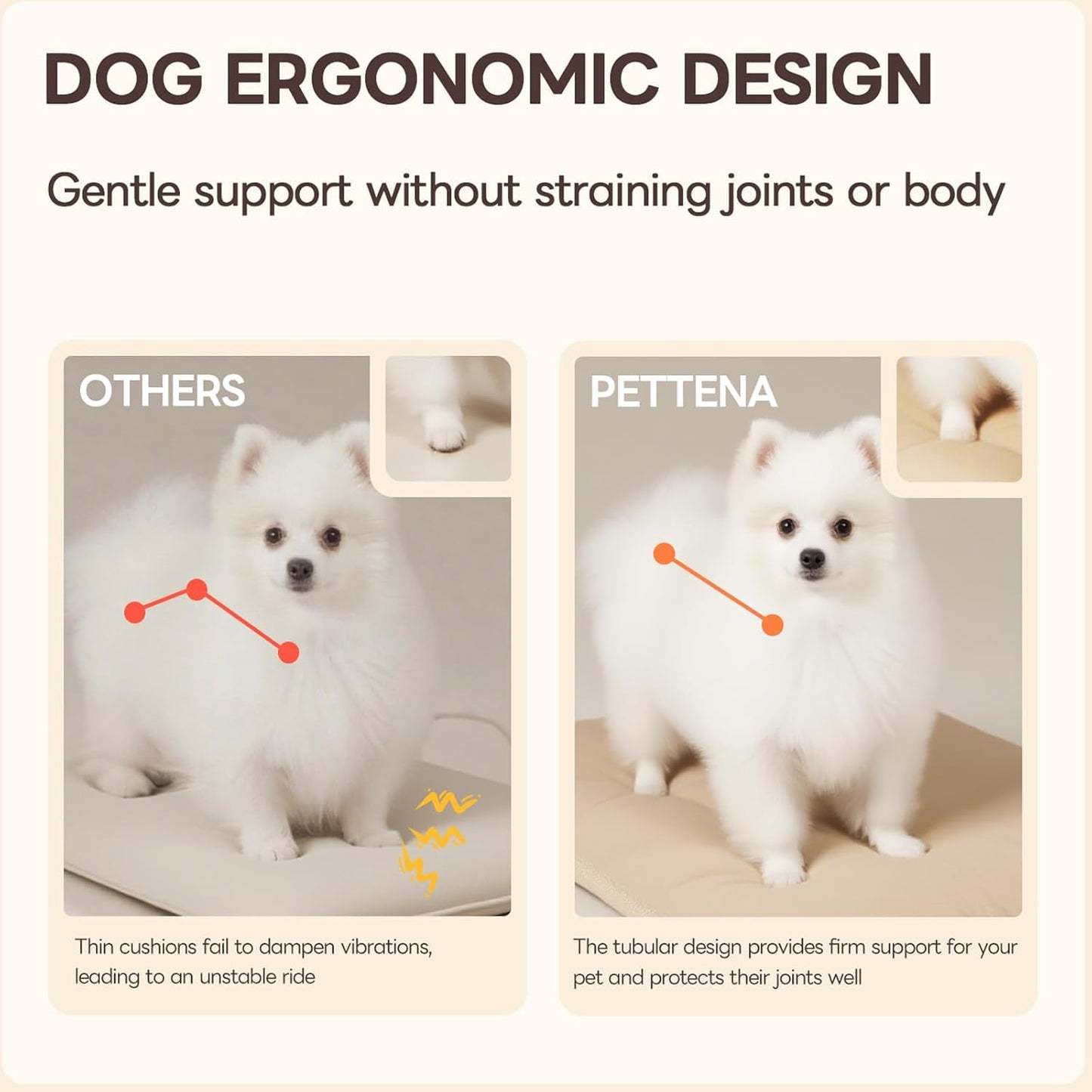 Pet Stroller Cushion for Dogs & Cats, Dog Stroller Mat, Ideal Accessories for Comfortable Rides