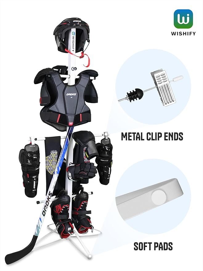 Hockey Gear Dryer Rack - Metal Sports Gear 4 Additional