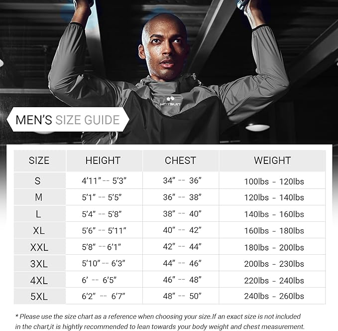 HOTSUIT Sauna Suit for Men Sweat Sauna Jacket