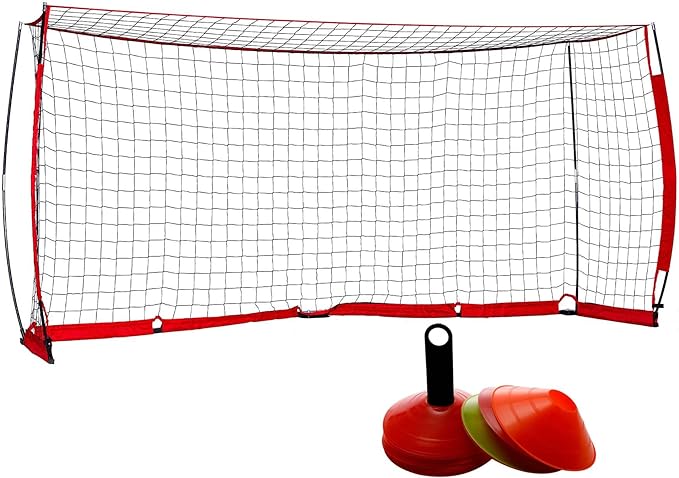 Portable Soccer Goal Set: 12x6 ft Soccer Goal 12 Soccer 12 Sport