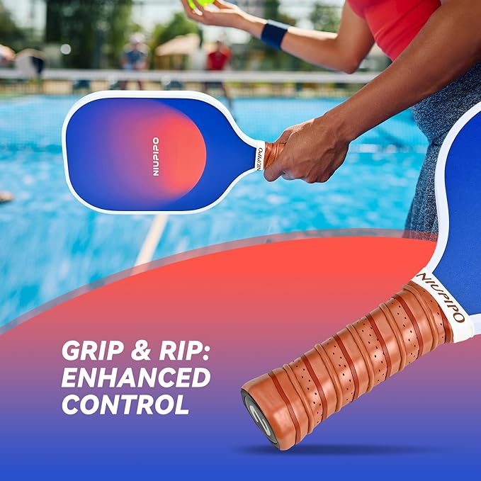 niupipo Pickleball Paddles 4.72In Grip,