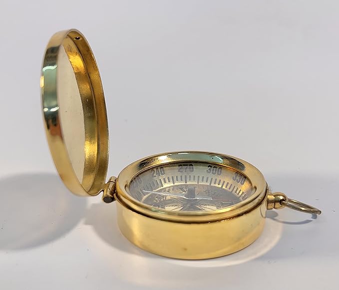 Pocket Watch Flip-Open Compass Camping Hiking Compass Outdoor