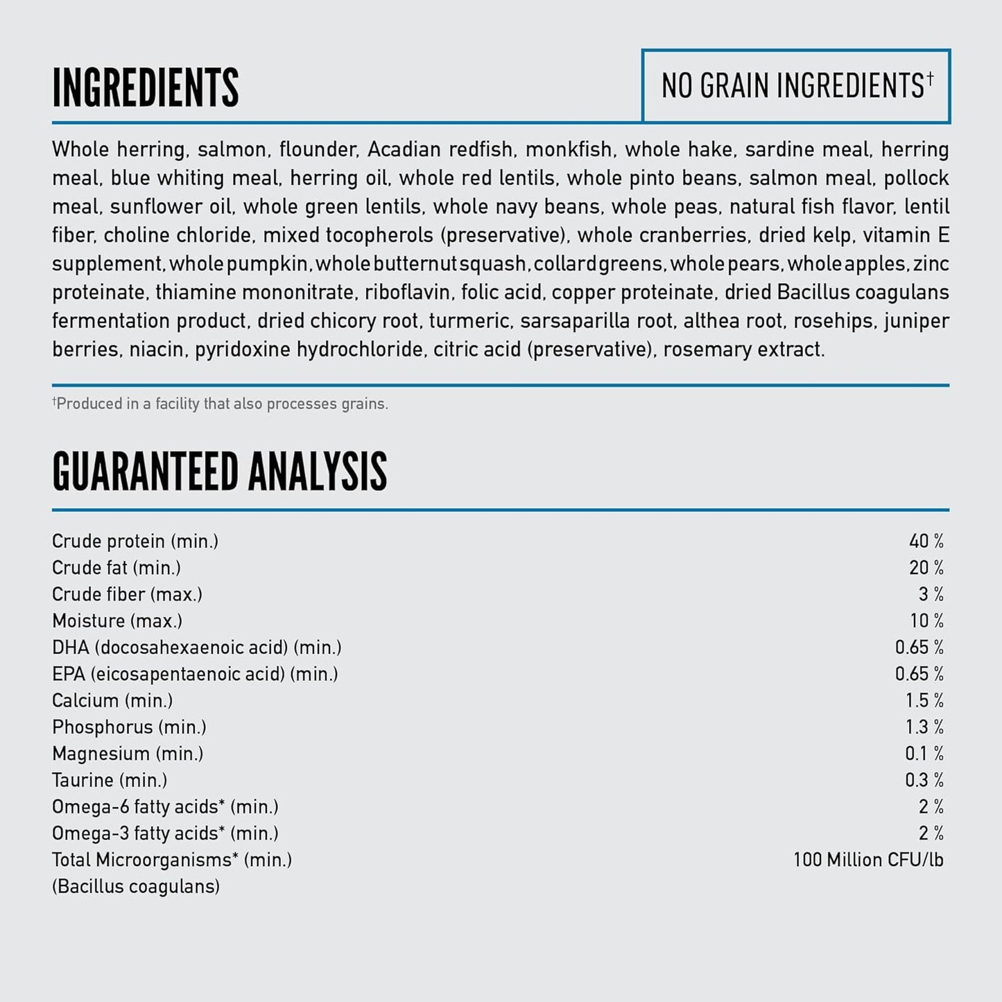 ORIJEN Grain Free High Protein Premium Dry Cat Food Six Fish Recipe 12lb Bag