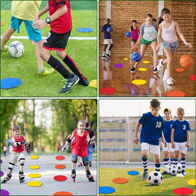Poly Spot Markers 9 inch Non-Slip Rubber Agility