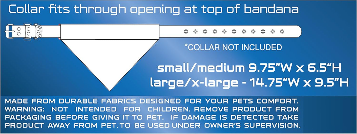 Pets First Collegiate Pet Accessories, Reversible Bandana, Utah Utes, Large/X-Large