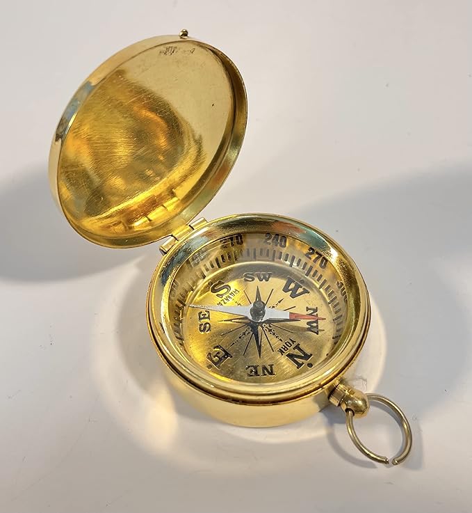 Pocket Watch Flip-Open Compass Camping Hiking Compass Outdoor