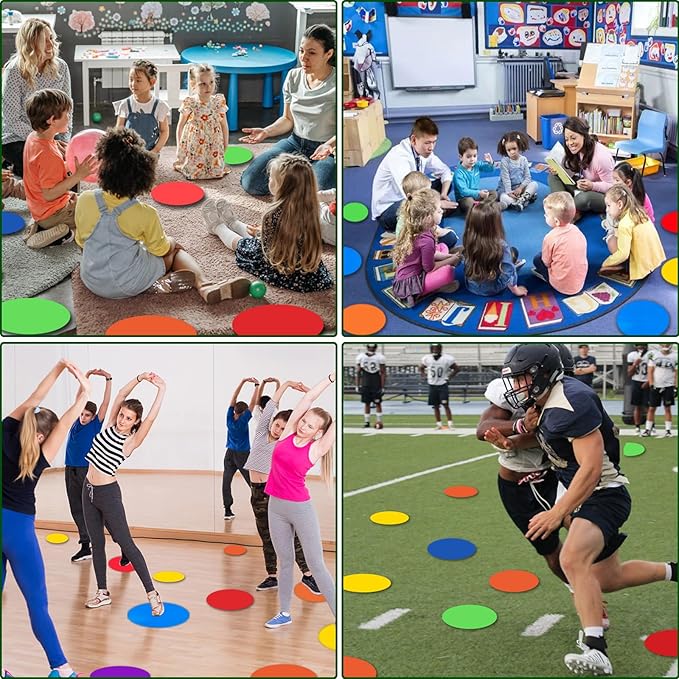 Poly Spot Markers 9 inch Non-Slip Rubber Agility