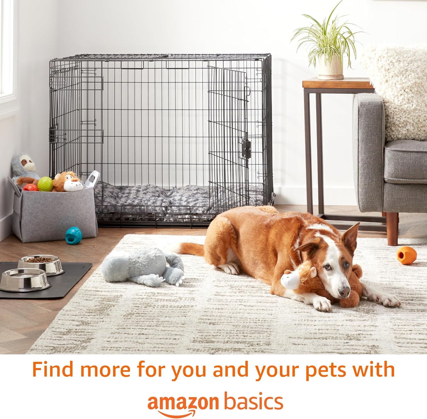 Amazon Basics Dog Poop Bags with Dispenser, 270 Count, Enhanced for Guaranteed Leakproof, Brazilian Mango Scented, Includes Leash Clip