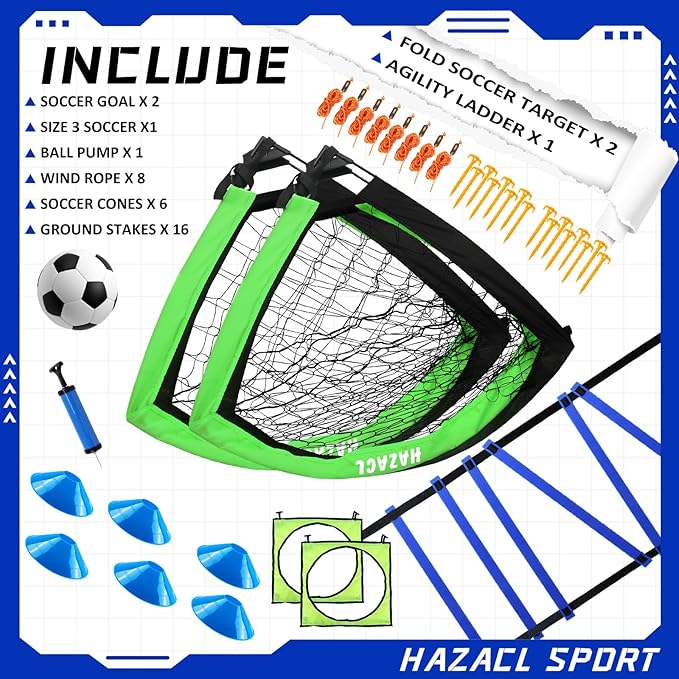 Kids Soccer Goal for Backyard 9x5 FT