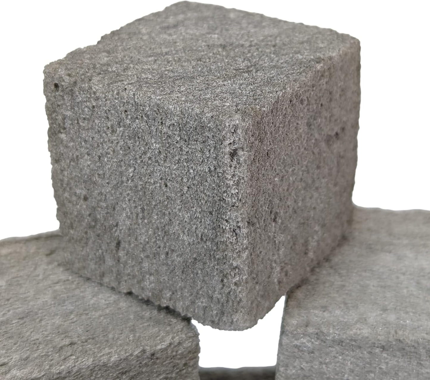 Chinchilla Chew Toys, Pumice Chew Blocks, Lava Block for Hamster, Rat, Mice, Degus, Gerbils, Small Animal Toys, Guinea Pigs, Rabbit Toy, Bunny Toy by Billy Buckskin (Pack of 6)Mined in USA