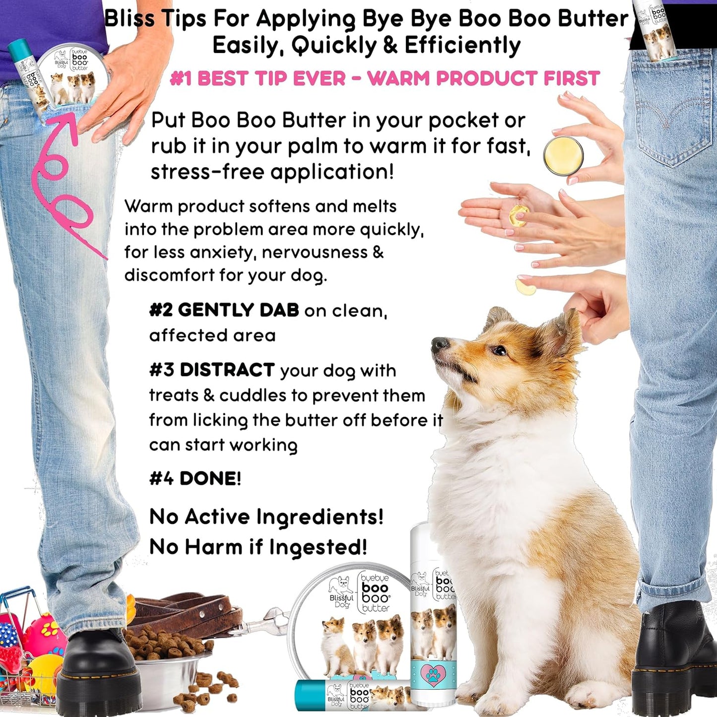 The Blissful Dog 2 oz TIN Shetland Sheepdog Booboo Butter