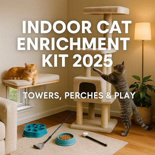 2025 Indoor Cat Enrichment Starter Kit: Window Perches, Towers & Toys for Happy Apartment Cats