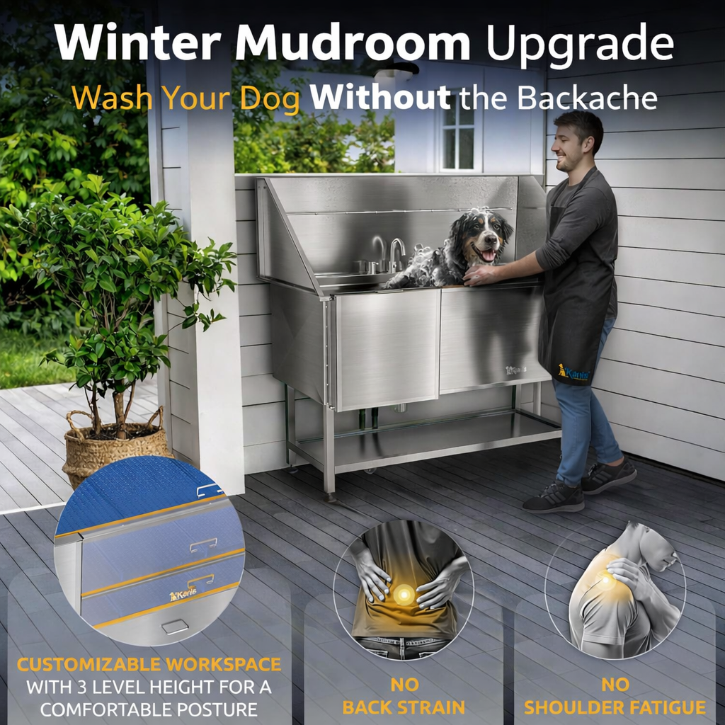 The Winter Mudroom Upgrade: A Home Dog-Wash Station That Makes Bath Day (and Snowy Paw Days) Actually Easy