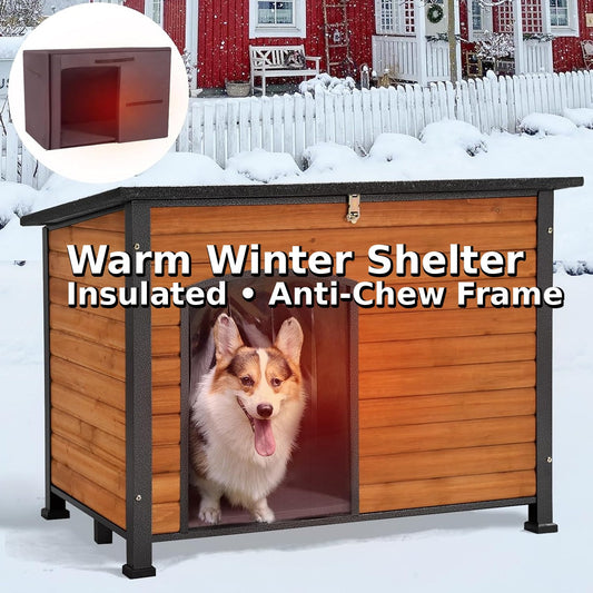 Winter-Ready Backyard Comfort: An Insulated Dog House That Helps Outdoor Time Feel Safe Again