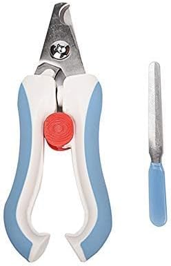 OMEM Bird Nail Clippers with Grinding Nail Scissors Tool Pet Parrot Claw Care (Blue,L)