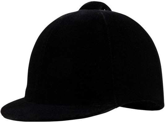 Dura-Tech Velvet Horse Riding Hunt Cap | Classic English Equestrian | Hunter Class Elegance | Use in Breed Show | Color Black