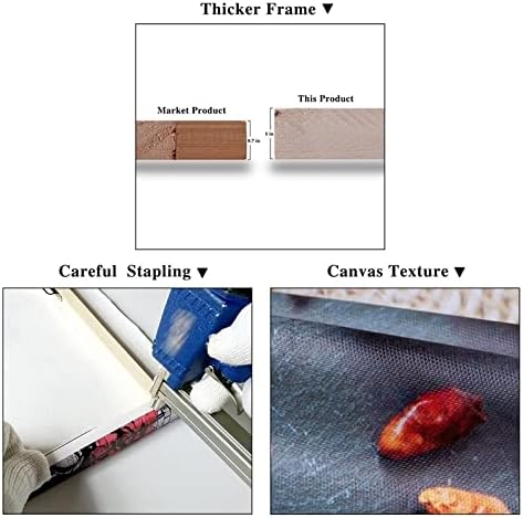 Morning Sunlight Forest Large Stretched Canvas Wall Art for Living Room Bedroom Home,Mordern Woods Scenery Picture Print Painting Decor Artwork,Green Landscape Gallery Wrapped Gift,Inner Frame(24x48)