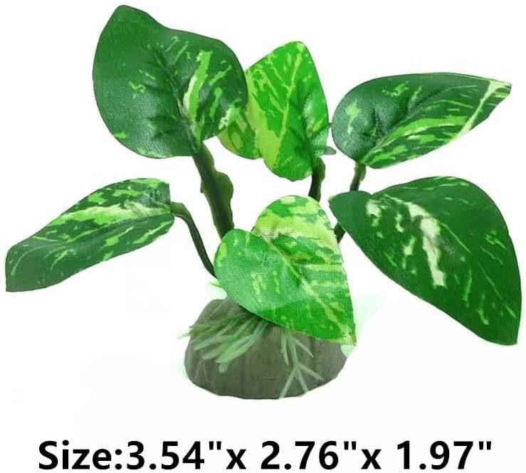 EDGCTYU Aquarium Silk Plants for Betta Fish Tank, Aquarium Plant Aquatic Water Grass Foreground Decor，Fish Tank Decorations(4PCS Green Grasses)