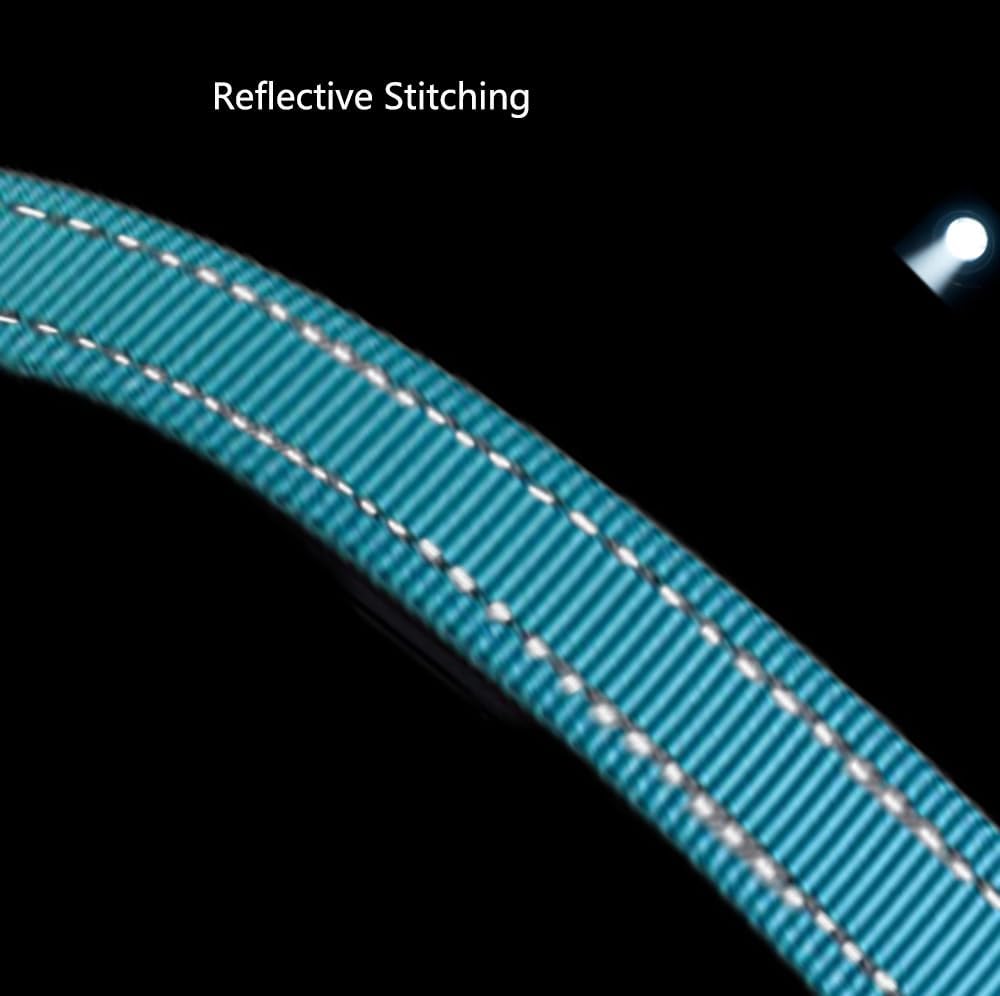 Hands Free Dog Leash for Large Medium Dogs Heavy Duty Bungee Reflective Adjustable Waist Leashes for Walking Running with Car Buckle 4-6FT (Green)