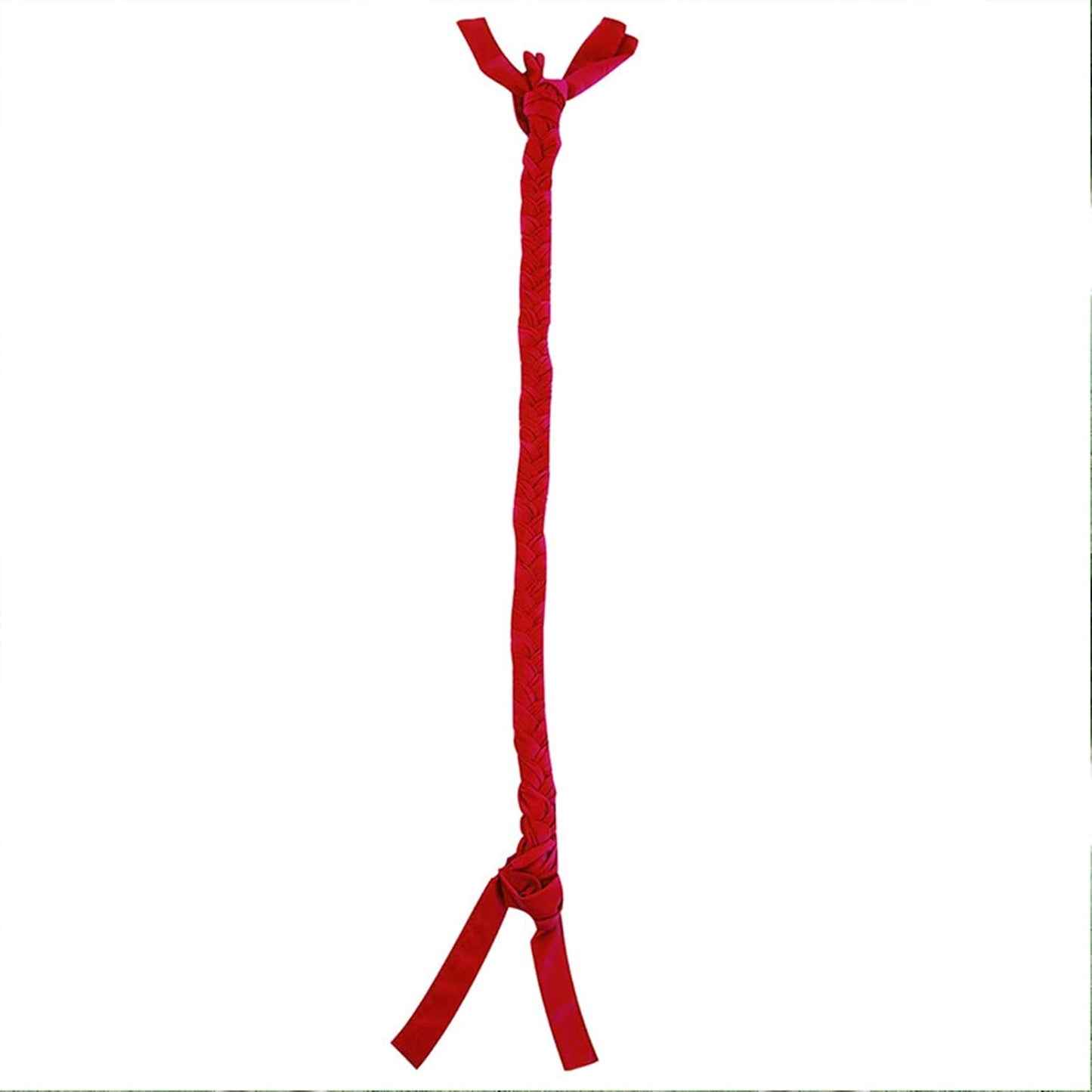 Horse Ponytail, 3 Tube Horse Tail Bag Solids for Horses (Red)