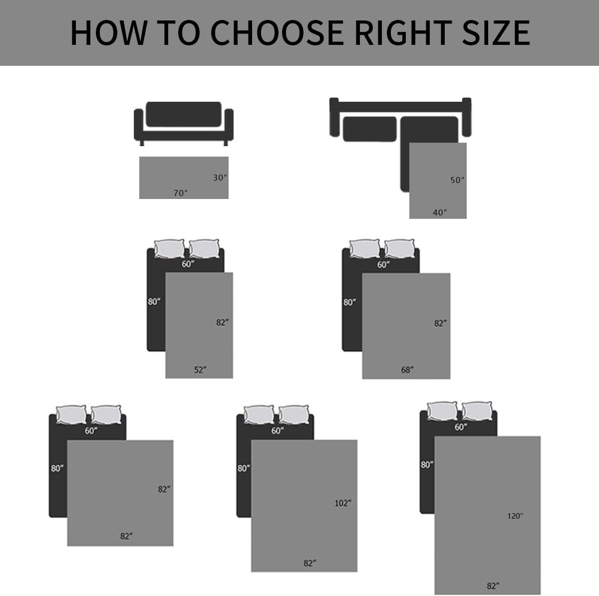 Ameritex Pet Bed Cover Dog Bed Blanket for Sofa and Furniture Waterproof New Pattern Design (30x70 Inch, Navyblue)