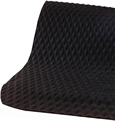 American Floor Mats Hog Heaven 5/8 inch Black & Black Border 5' x 4' Nitrile Backed Anti-Fatigue Comfort Mat