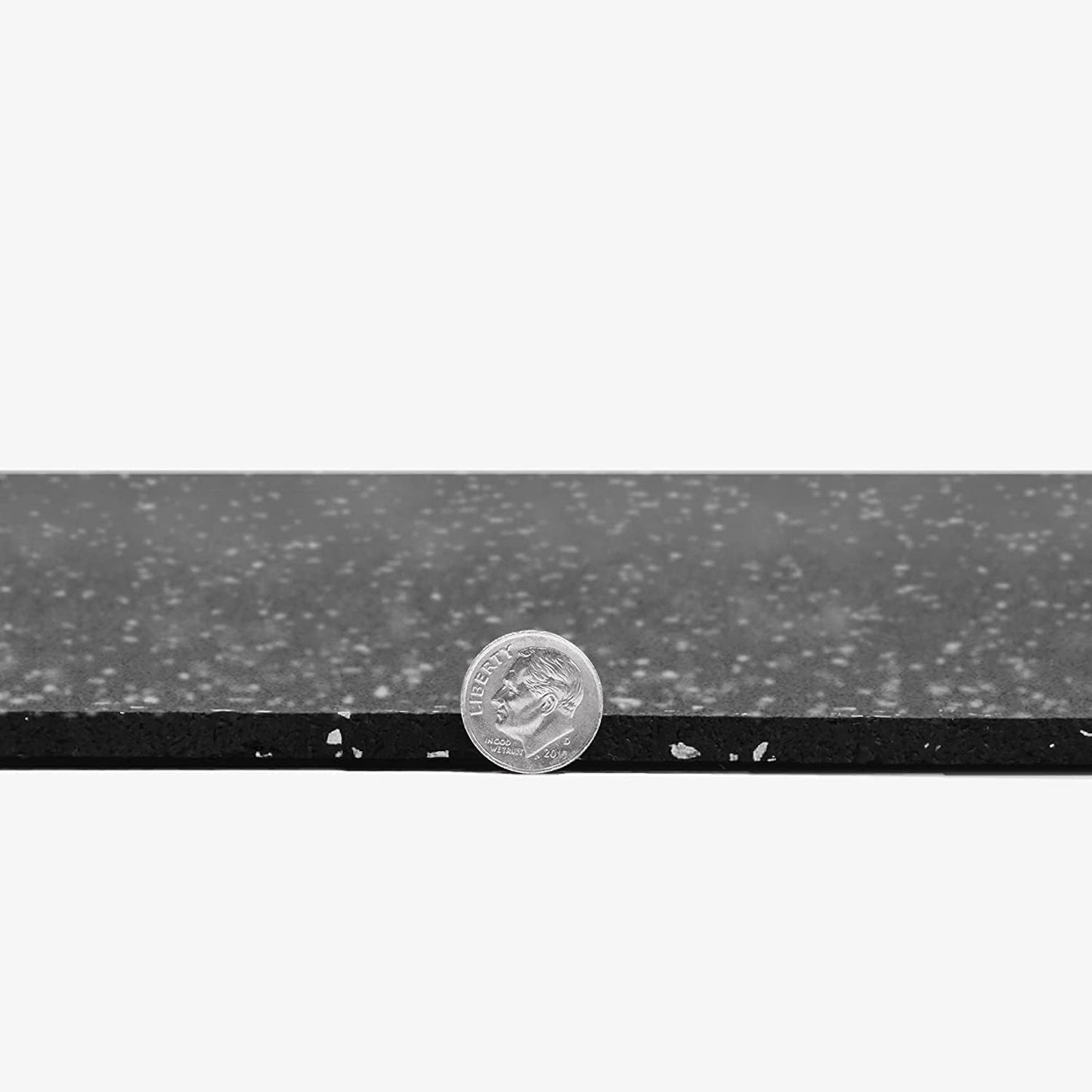 Flooring Inc's 1/4" Thick Tough Rubber Flooring Roll | Flexible Recycled Rubber Floor Mats for Home Gym | Heavy Duty Rubber Mat for Home Gyms, Sheds, Horse Stall Mat or Trailer