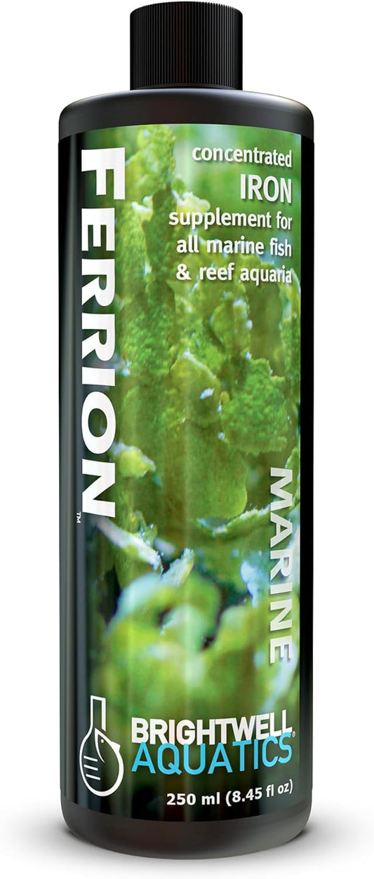 Brightwell Aquatics Ferrion - Concentrated Iron Supplement for Marine Fish and Reef Aquariums 250-ml