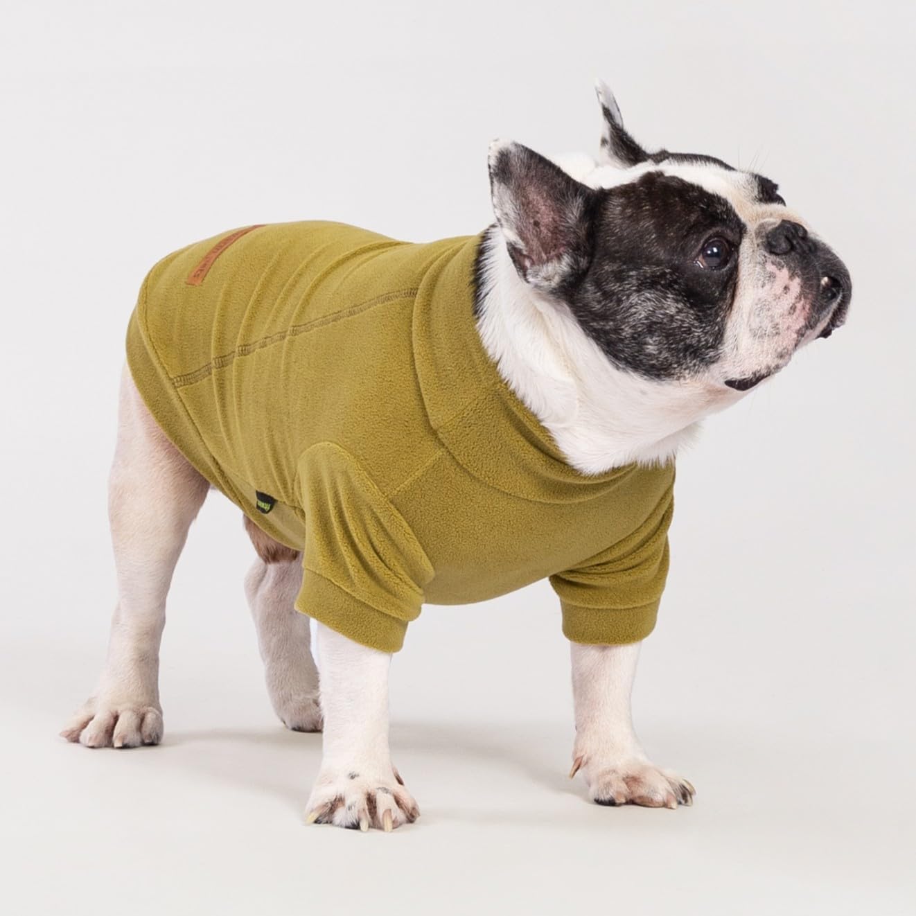 Fitwarm 3 Pack Classic Fleece Dog Sweater, Winter Clothes for Small Dogs Boy Girl, Turtleneck Dog Sweatshirt, Pet Pullover Jumper, Cat Apparel, Black, Olive Green, Cream, Medium