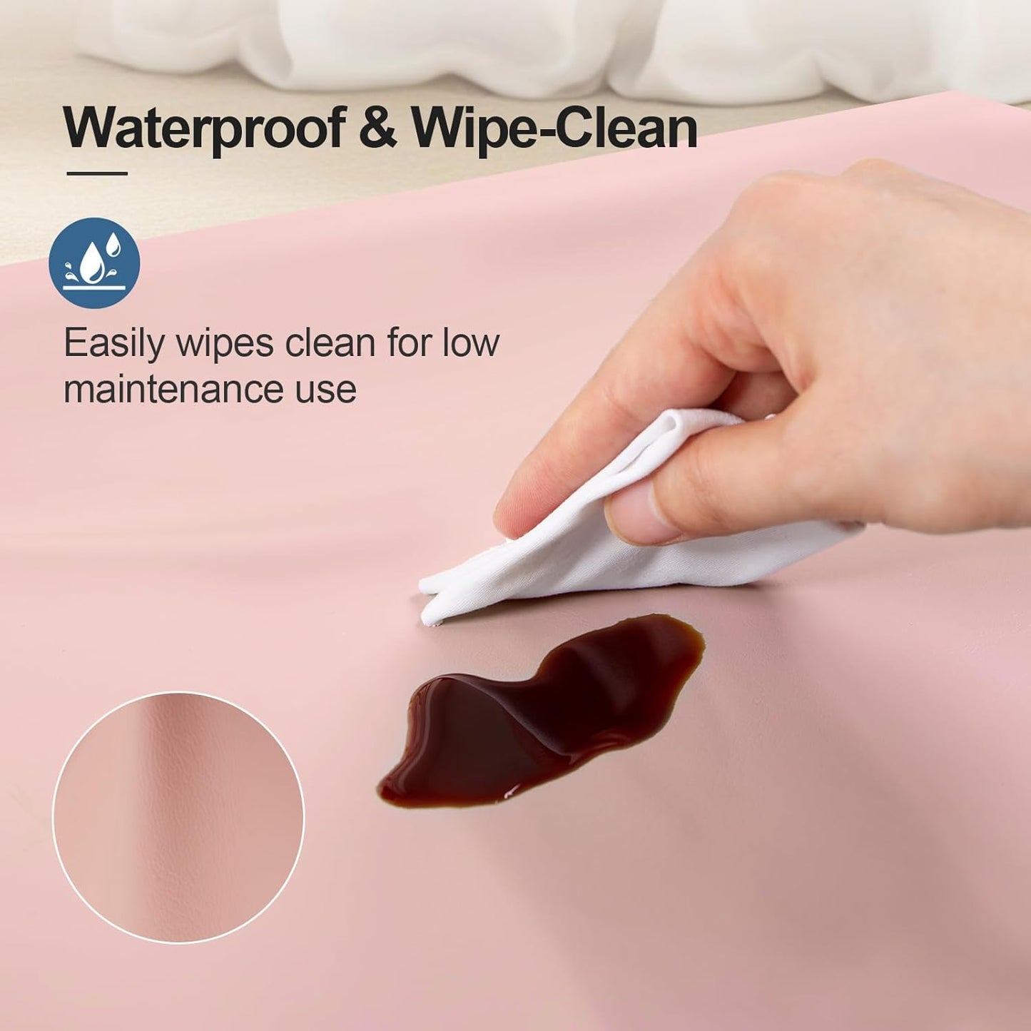 Dog Mat,23"x 36"Dogs Crate Pad,Indoor Non-Slip & Waterproof Dog Mat,Easy Wipe Clean in Seconds，Sleeping for Floor，Car,Sofa,Crate