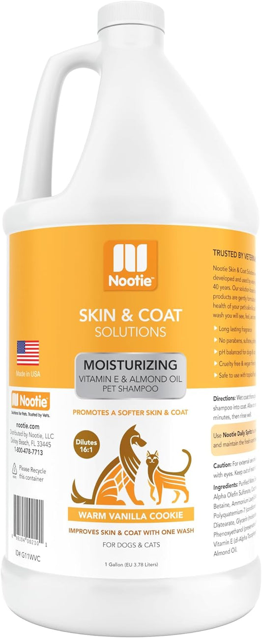 Nootie - Pet Shampoo for Sensitive Skin -�Revitalizes Dry Skin & Coat - Natural Ingredients - Soap, Paraben & Sulfate Free - Cleans & Conditions