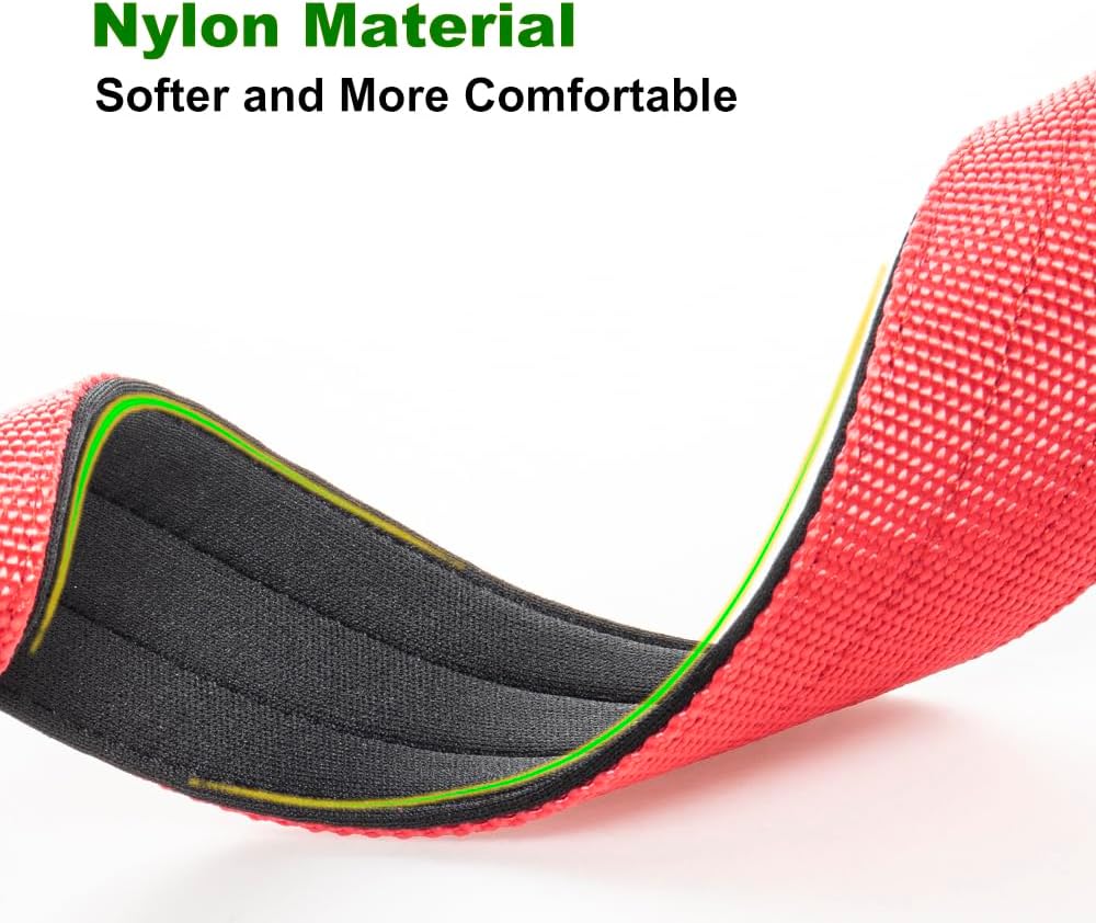 TSPRO Premium Dog Collars Tactical Dog Collar with Handle and Heavy Duty Quick-Release Metal Buckle Durable Thick and Adjustable for Medium to Large Dogs (Orange L)