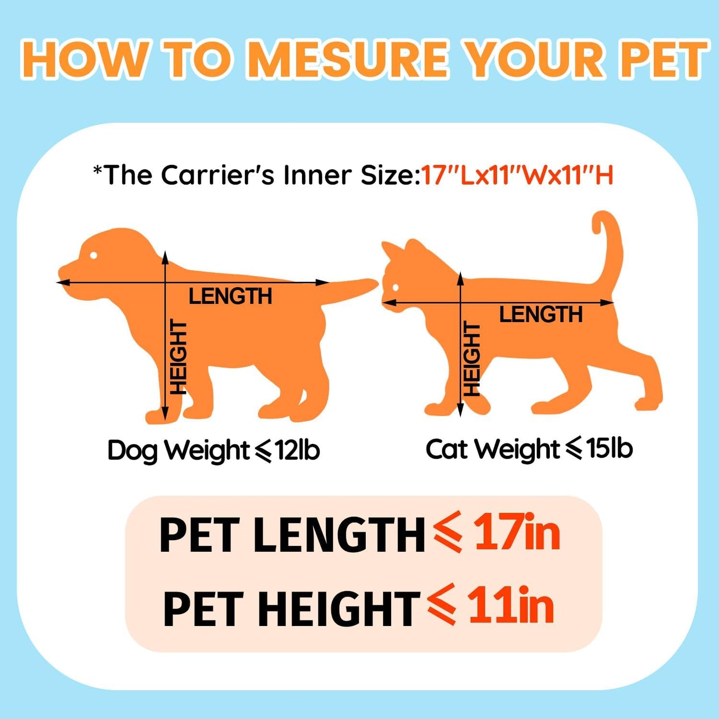 Petskd Top-Expandable Pet Carrier 19x13x9 Inches Southwest Allegiant Airlines Approved, Soft-Sided Carrier for Small Dog Under 12 lbs and Large Cat Under 15 lbs(Blue)
