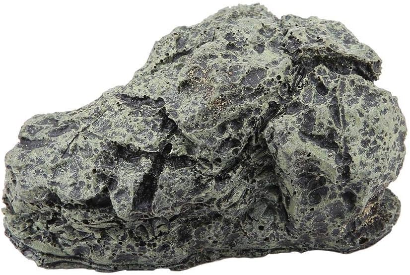 AMONIDA Elegant Aquarium Ornament Freshwater Ornament, Fish Hiding Cave Turtle Hideout Cave Reptile Basking Hide Habitat Aquarium Decoration Accessories,3 Optional Sizes (S)