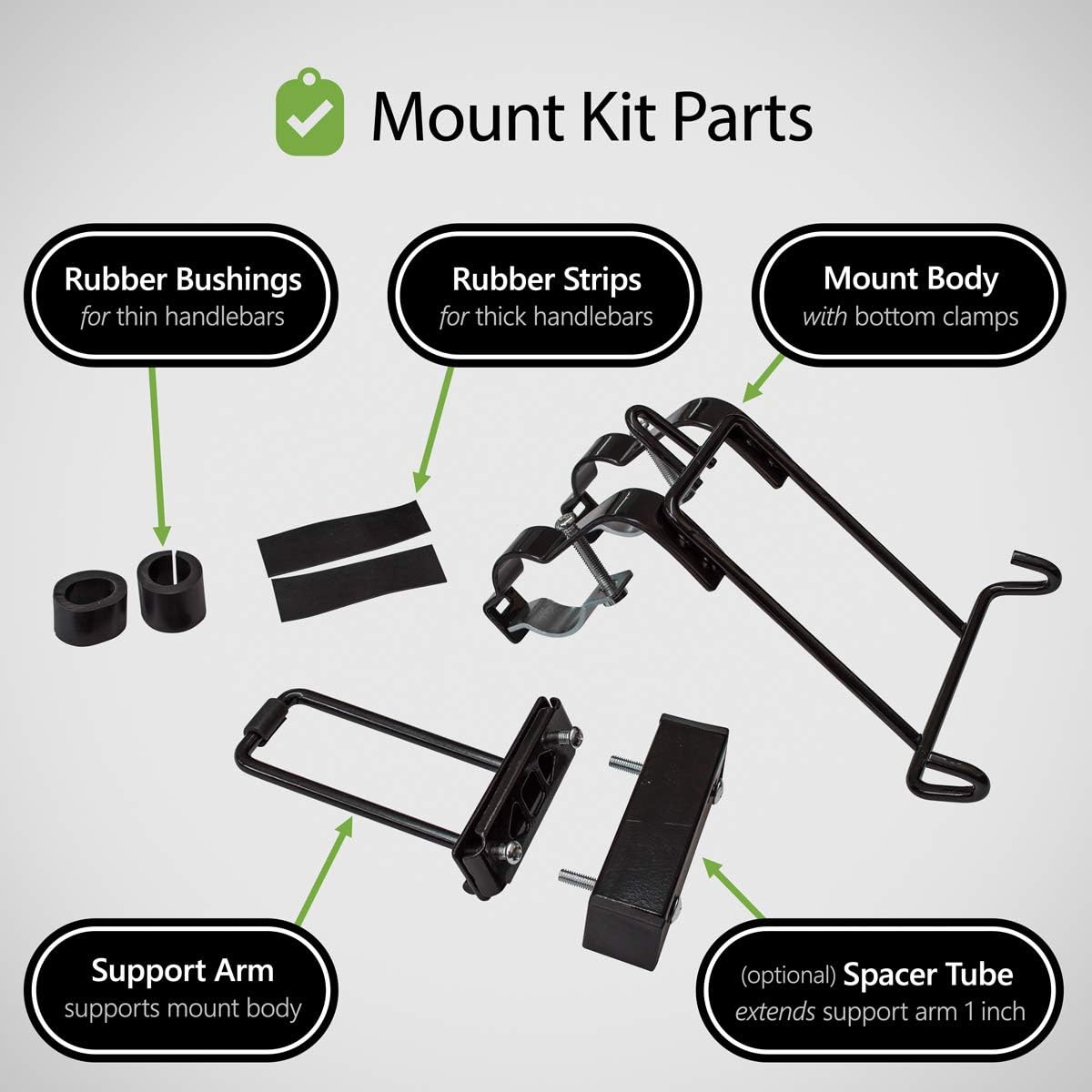 TRAVELIN K9 Pet-Pilot MAX Dog Bicycle Basket Carrier | 8 Color Options for Your Bike (Green)