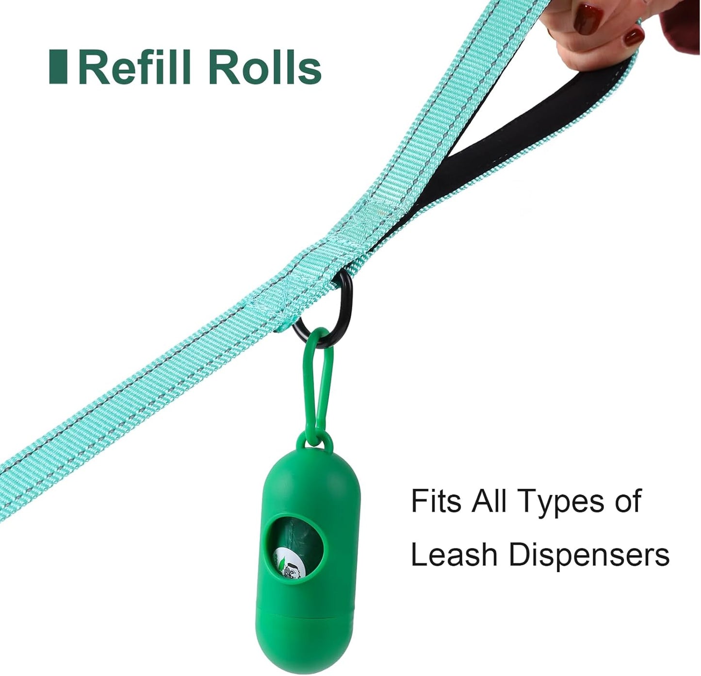 ECO-CLEAN 360 Count Dog Poop Bags with Dispenser, Leak-Proof, Lavender scented