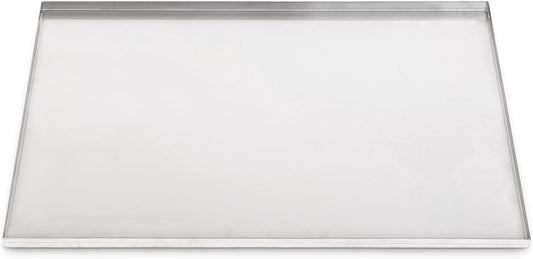 41.25" x 26.75" Metal Replacement Dog Crate Pan Chew Proof Crack Proof Pet Kennel Tray Central Dog Training Crate Pan Pet Supplies, Galvanized, 1" H