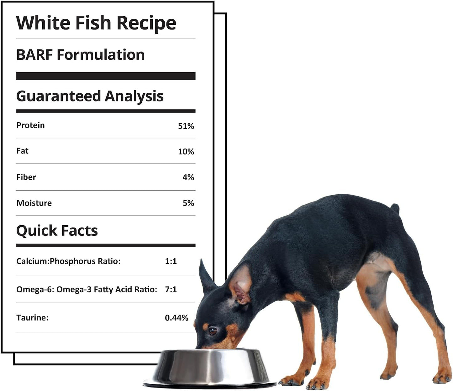 Steve's Real Food Freeze-Dried Raw Nuggets - White Fish Recipe - Raw Pet Food for Dogs and Cats - 20 oz