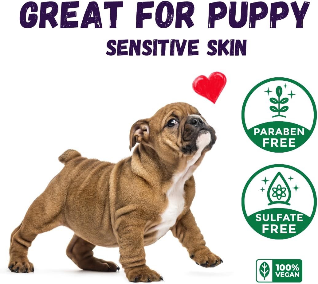 Kelebs Dog Shampoo | Allergies and itching | Dog Shampoo for Sensitive Skin | All Natural Dog Soap Bar with Lavender Oil & Oatmeal | No Plastic Vegan | 3PCS