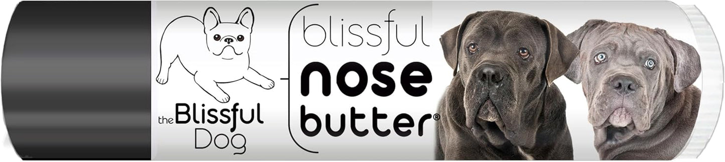 The Blissful Dog Cane Corso Nose Butter for Dry, Cracked Skin, Lick-Safe Dog Nose Balm with Moisturizing Shea Butter, Almond, Olive, and Essential Oils, Pet Supplies, Uncented, 0.15 oz.