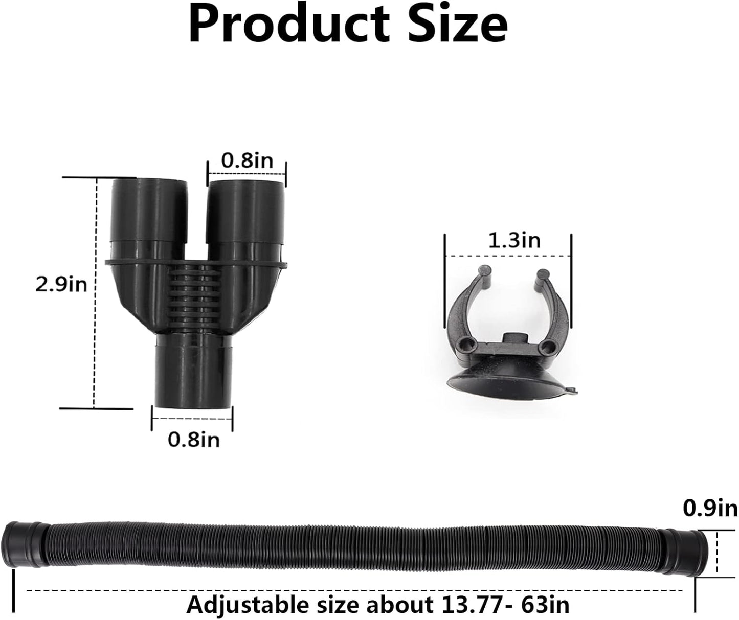 Reptile Fogger Extension Tube, Accessories of Reptile Humidifier Mister Suitable for Reptiles Amphibians and Terrarium