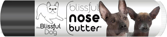 The Blissful Dog Xoloitzcuintli Nose Butter, Versatile Dog Nose Balm for Dry Nose, Handcrafted Nose Moisturizer, Easy-to-Apply Dog Essentials, Unscented, 0.15 oz.