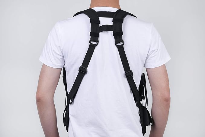 Universal Double Radio Shoulder Harness Holster Chest Holder