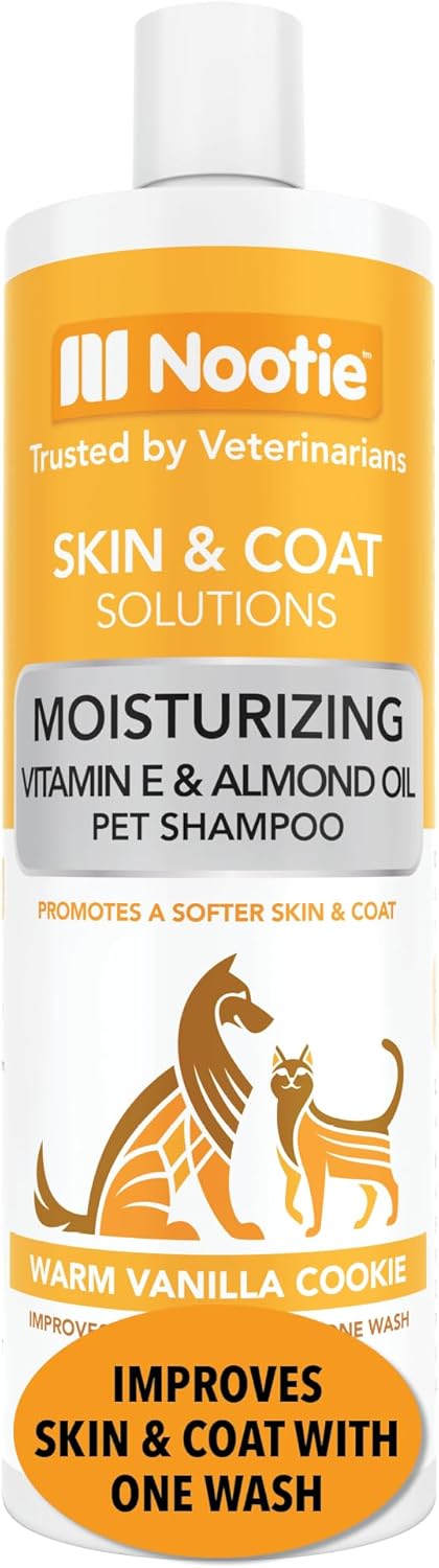 Nootie - Pet Shampoo for Sensitive Skin - Revitalizes Dry Skin & Coat - Natural Ingredients - Gentle Dog Shampoo - Cleans & Conditions,16 oz