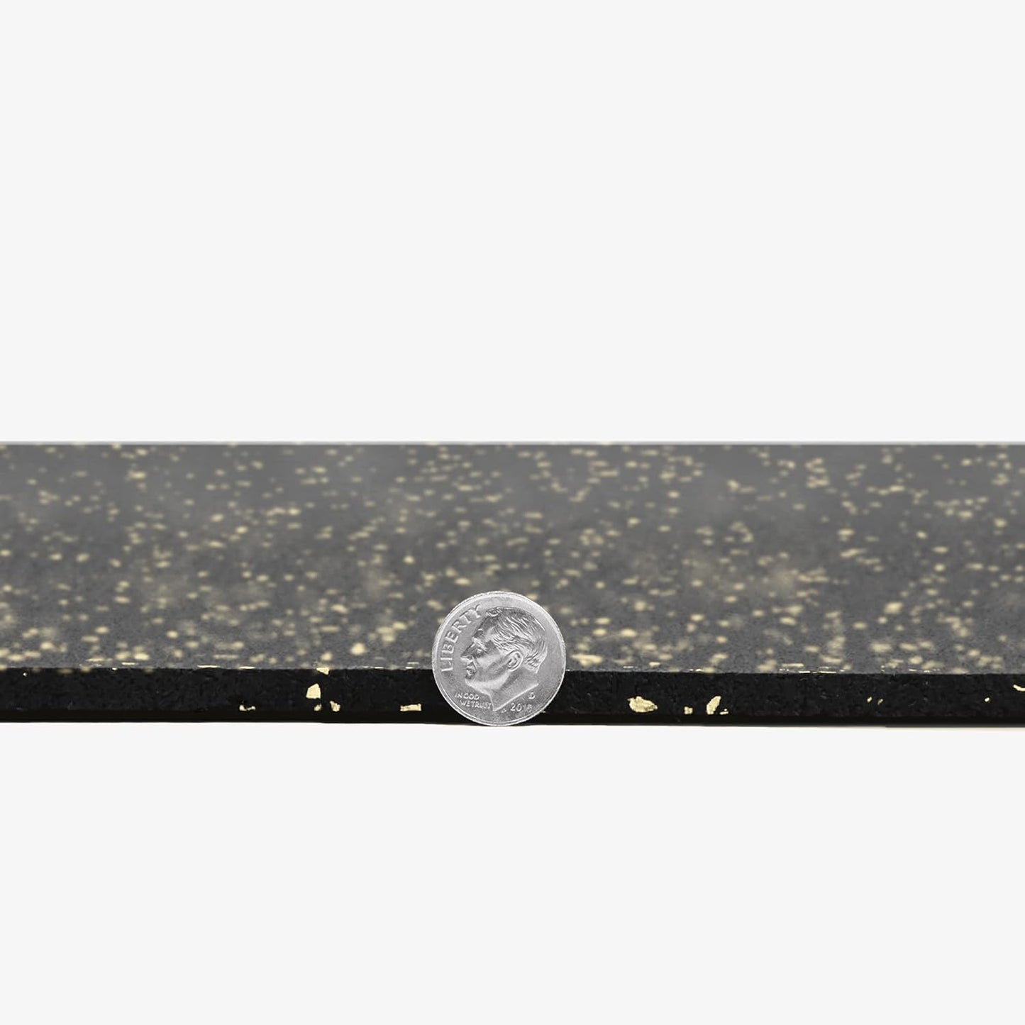 Flooring Inc's 1/4" Thick Tough Rubber Flooring Roll | Flexible Recycled Rubber Floor Mats for Home Gym | Heavy Duty Rubber Mat for Home Gyms, Sheds, Horse Stall Mat or Trailer