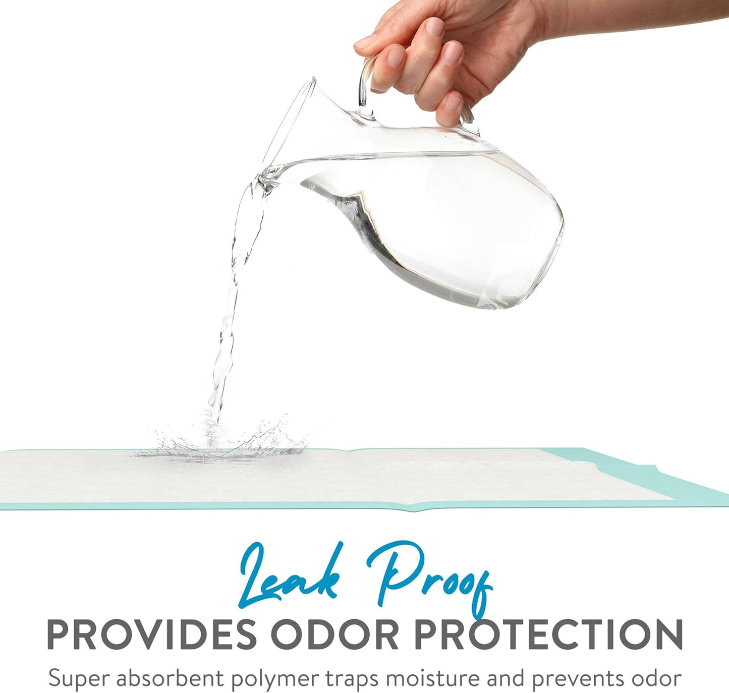 Inspire Extra Large Super Absorbent Disposable Bed Pads for Incontinence Ultra Thick and Absorbent Bed Pads Disposable Adult | Puppy Pads | Pee Pads for Adults (36" X 36" Pack of 50)